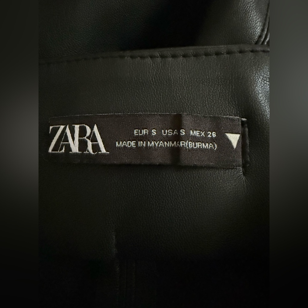 Zara faux leather skirt - Picture 5 of 5